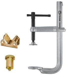 Strong Hand Tools, Sliding Arm Clamp with the Removable / Reversible Clamp Arm and Unique Accessories, 10-1/2", 2400lb